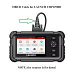 OBD2 Cable Diagnostic Cable for LAUNCH CRP129HD Truck Scanner
